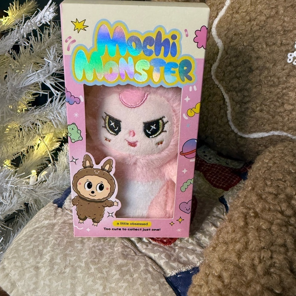 Mochi Monster Plush Toy Kawaii Keychain New